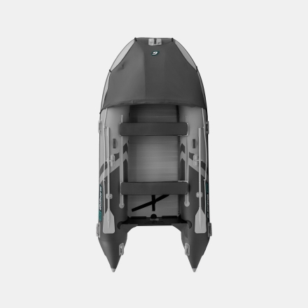 Gladiator C 370 AL ACTIVE Светло-темносерый моторная лодка ПВХ Алюминиевый пайол оптом, фото 3