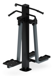 Хипс+Маятник (серый) - Уличный тренажер - СТ 024-13.П, фото 1 Хипс+Маятник (серый) - Уличный тренажер - СТ 024-13.П, фото 1