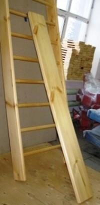 Доска наклонная гладкая для стенки гимн. с крючками оптом, фото 2