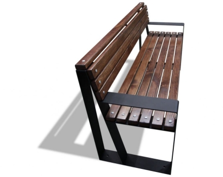 Скамейка уличная Отдых, Сосна 0,6 м оптом, фото 5