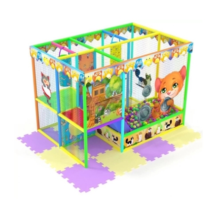 Детский игровой лабиринт «Дружок» 8,2 м² (3,5*2,35*2.5м) оптом, фото 1