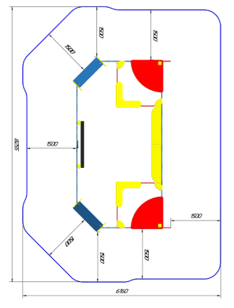 Песочный дворик ПС-88 для детской площадки оптом, фото 4