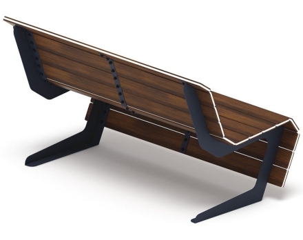 Скамья Волна спокойствия-1 (темный дуб) оптом, фото 2