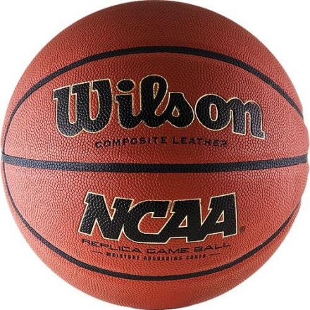Мяч баскетбольный &quot;WILSON NCAA Replica Game Ball&quot;, размер 7, композитная кожа (PU) оптом, фото 1
