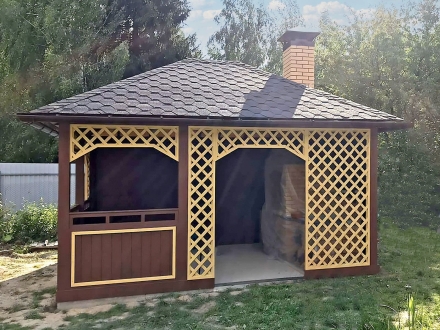 Прямоугольная беседка АВГУСТ оптом, фото 6
