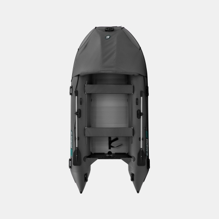 Gladiator C 370 AL ACTIVE Темно-серый моторная лодка ПВХ Алюминиевый пайол оптом, фото 1