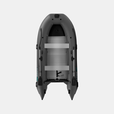 Gladiator C 370 AL ACTIVE Темно-серый моторная лодка ПВХ Алюминиевый пайол оптом, фото 2