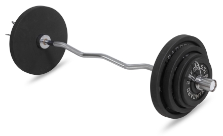 Гриф 50 мм. W-образный 1,2 м. до 180 кг. VictoryFit VF-S5012W180 оптом, фото 5