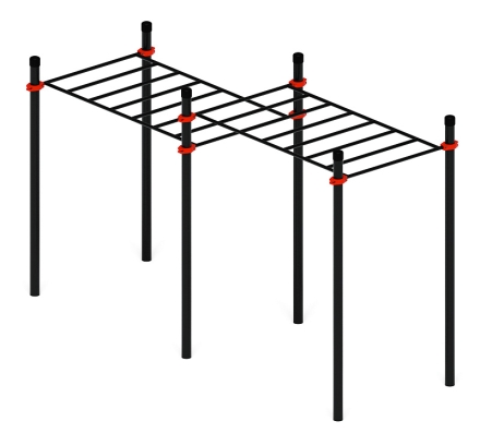 Воркаут 108 красный ВТ 12.19-01 оптом, фото 3