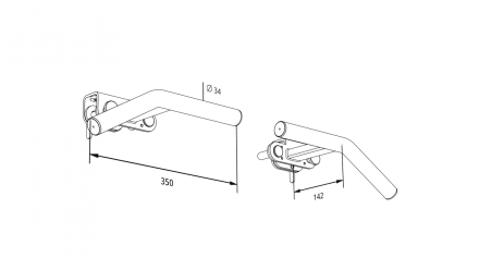 Ручки широкого хвата 34 мм для турника со сменным оборудованием оптом, фото 6