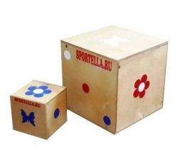 Куб деревянный детский, 20 см