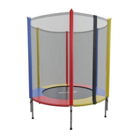 Детский батут с внешней сеткой EVO JUMP 4,5ft (140см), цветной оптом, фото 2