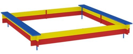 Песочница Опушка СКИ 046 для детской площадки оптом, фото 1