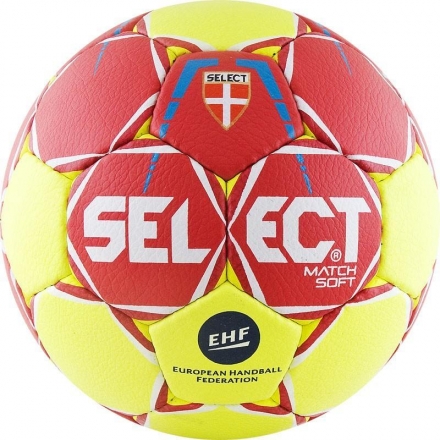 Мяч гандбольный матчевый &quot;SELECT Match Soft&quot;,Junior (размер 2), для команд сред. уровня оптом, фото 1