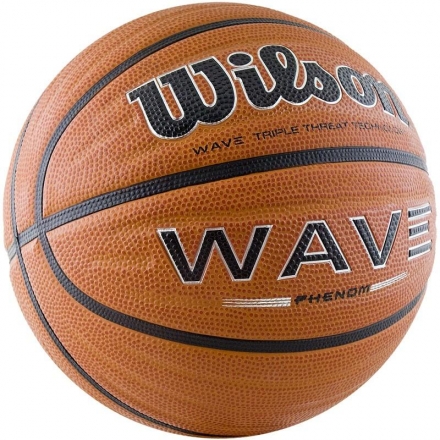 Мяч баскетбольный &quot;WILSON Wave Phenom&quot;, размер 7, резина, бутиловая камера, коричневый оптом, фото 2