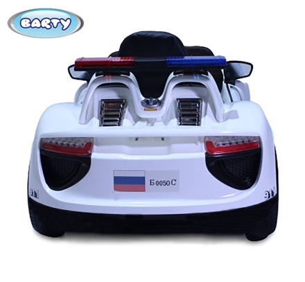 ЭлектромобильPorsche 911 Police (Белый) Б005OС оптом, фото 3