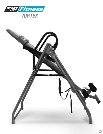 Инверсионный стол Vortex серо-серебристый с подушкой оптом, фото 3