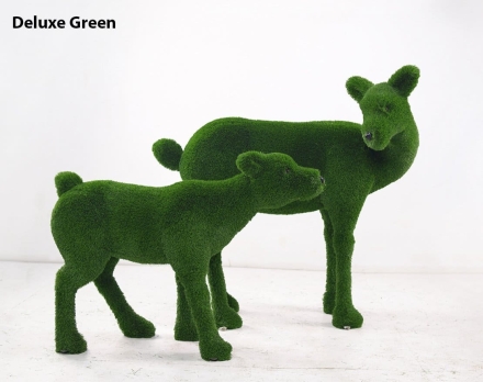 Топиари композиция олени, Мама и Малыш - газон Deluxe/Deluxe Green оптом, фото 2