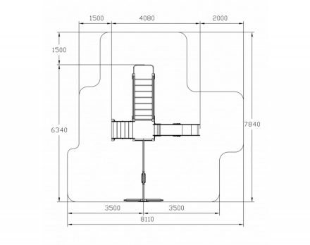 Детская игровая площадка Счастливое детство Город ДИК 2.01.02-01 H=1200 оптом, фото 5