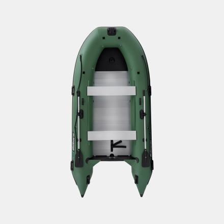 Gladiator C 370 AL ACTIVE Зеленый моторная лодка ПВХ Алюминиевый пайол оптом, фото 2