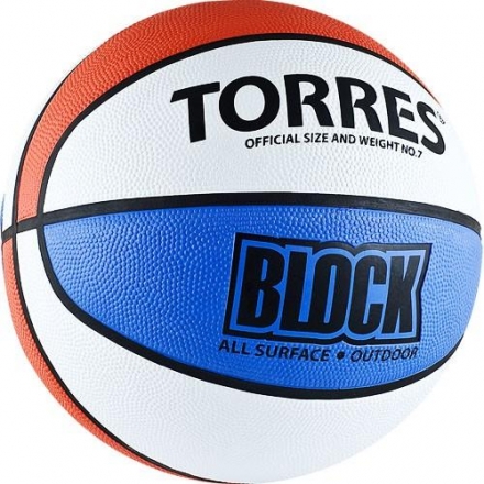 Мяч баскетбольный Torres Block №7 оптом, фото 2