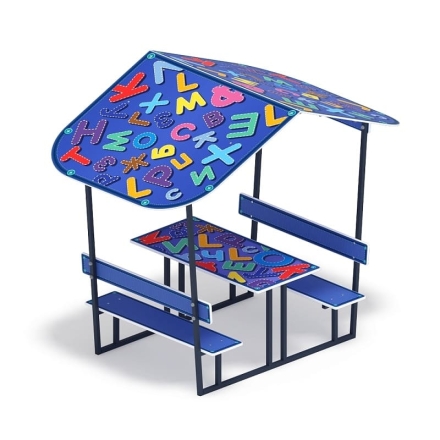 Столик детский с навесом (Азбука) - МФ 31.01.08-02 оптом, фото 2