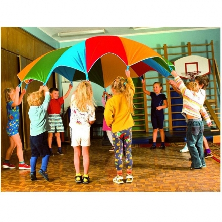 Парашют 8 секторов. д - 3м  8ручек оптом, фото 2