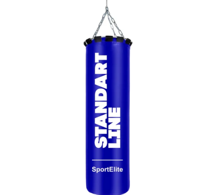 Мешок боксерский SportElite STANDART LINE 120см, d-34, 45кг, синий оптом, фото 1