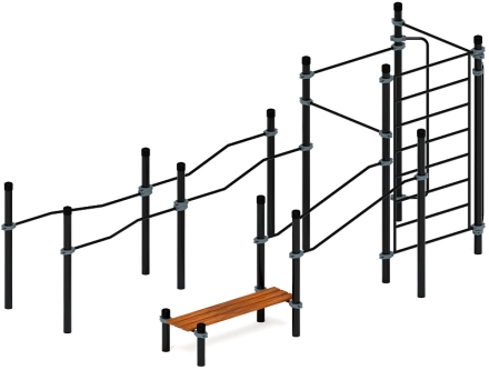 Воркаут ЛОВ 108 серый ВТ 102.13-03 оптом, фото 2