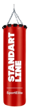Мешок боксерский SportElite STANDART LINE 100см, d-34, 35кг, красный оптом, фото 1