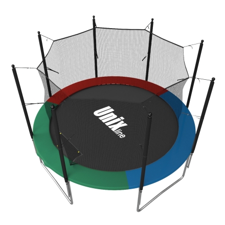 Батут Unix line Simple 8 ft Color (inside) с защитной сеткой оптом, фото 2