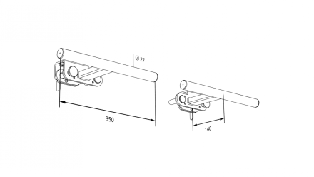 Ручки прямого хвата 27 мм для турника со сменным оборудованием оптом, фото 6