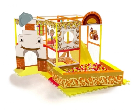Детский игровой лабиринт «Печка» 12,25м² (3,5*3,5*2,5м) оптом, фото 1