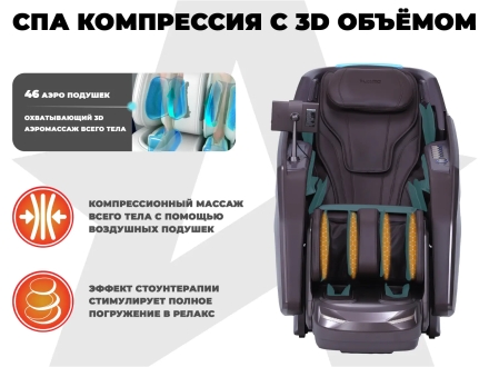 Массажное кресло FUJIMO EXCELSIOR F900 Коричневый оптом, фото 3