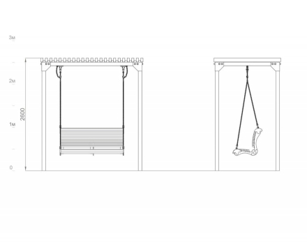 КОНСТРУКЦИЯ ДЛЯ УЛИЧНЫХ ПЛОЩАДОК PERGOLA «PR-01.01-01» оптом, фото 3