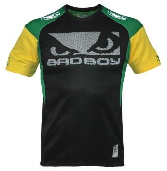 Футболка Bad Boy Performance Walk In Tee Black/Green/Yellow оптом, фото 1