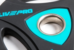 Олимпийский диск в уретане LIVEPRO Urethane Training 20 кг, фото 2 Олимпийский диск в уретане LIVEPRO Urethane Training 20 кг, фото 2
