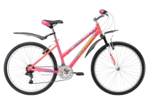 Велосипед Stark'17 Luna 26.1 V розово-желтый 18"
