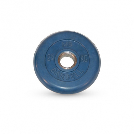 Диск обрезиненный Barbell d 51 мм цветной 2,5 кг оптом, фото 1