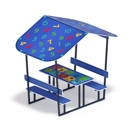 Столик детский с навесом (Арифметика) - МФ 31.01.08-03 оптом, фото 1