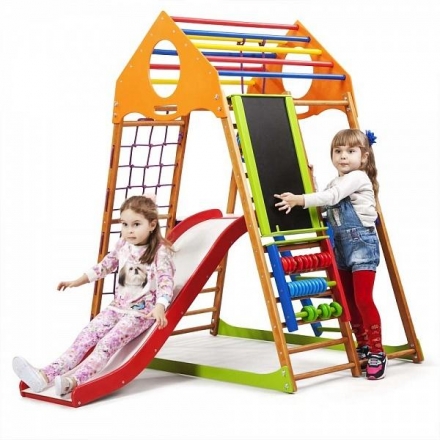 Детский спортивный комплекс для дома KindWood Plus 3 оптом, фото 2