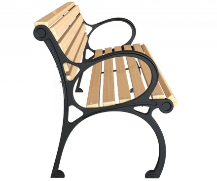 Скамейка чугунная Сеттльмент 0.6 м оптом, фото 3