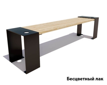 Парковая скамейка Красногорск, Лиственница 1,2 м оптом, фото 5