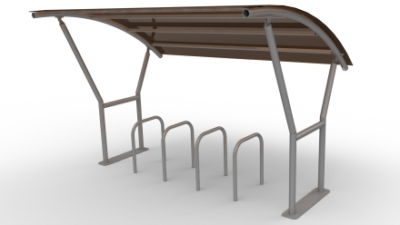 Велопарковка с навесом &quot;Сити&quot; оптом, фото 2