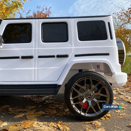 Электромобиль Mercedes-Benz AMG G63 4WD S307 24V белый оптом, фото 13