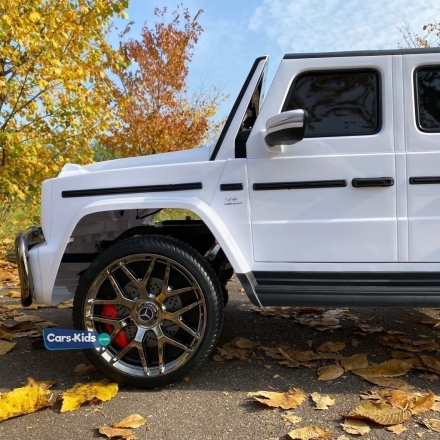 Электромобиль Mercedes-Benz AMG G63 4WD S307 24V белый оптом, фото 5