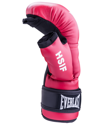 Перчатки для рукопашного боя HSIF RF3106, 6oz, к/з, красный оптом, фото 3