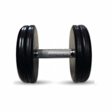 Гантель Barbell 22 кг классик с вращающейся ручкой хром оптом, фото 1