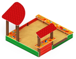 Песочный дворик (Ракушки) - ИО 6.01.01-01, фото 1 Песочный дворик (Ракушки) - ИО 6.01.01-01, фото 1