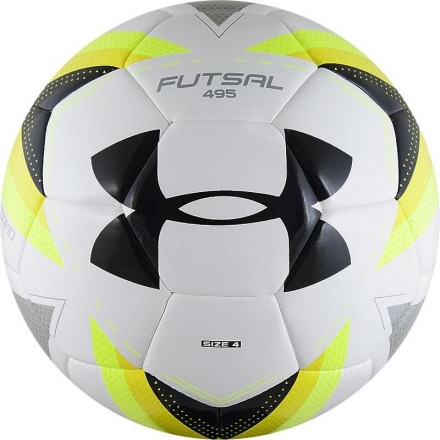 Мяч футзальный тренировочный &quot;Under Armour Futsal 495&quot;, р.4, бело-желто-серо-черный оптом, фото 1
